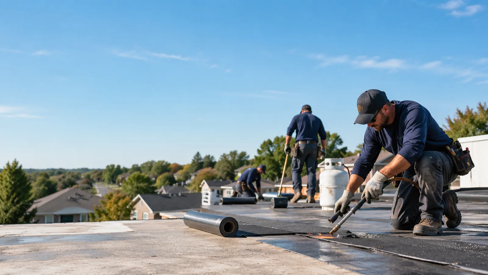 Flat Roof Leak Repair providers in Smithton, IL